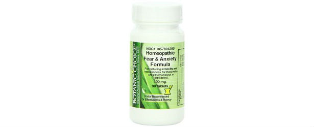 Botanic Choice Homeopathic Fear and Anxiety Formula Review